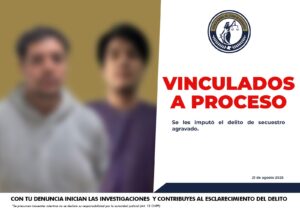 Vinculan a proceso a dos…