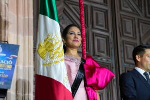 Grito de Independencia en Guanajuato. Libia Dennise da voz a las heroínas olvidadas de México