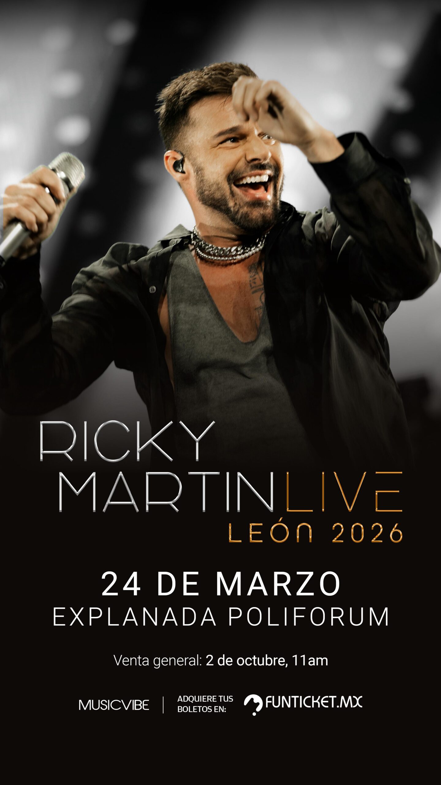 Vuelve Ricky Martin a León, donde comprar los boletos