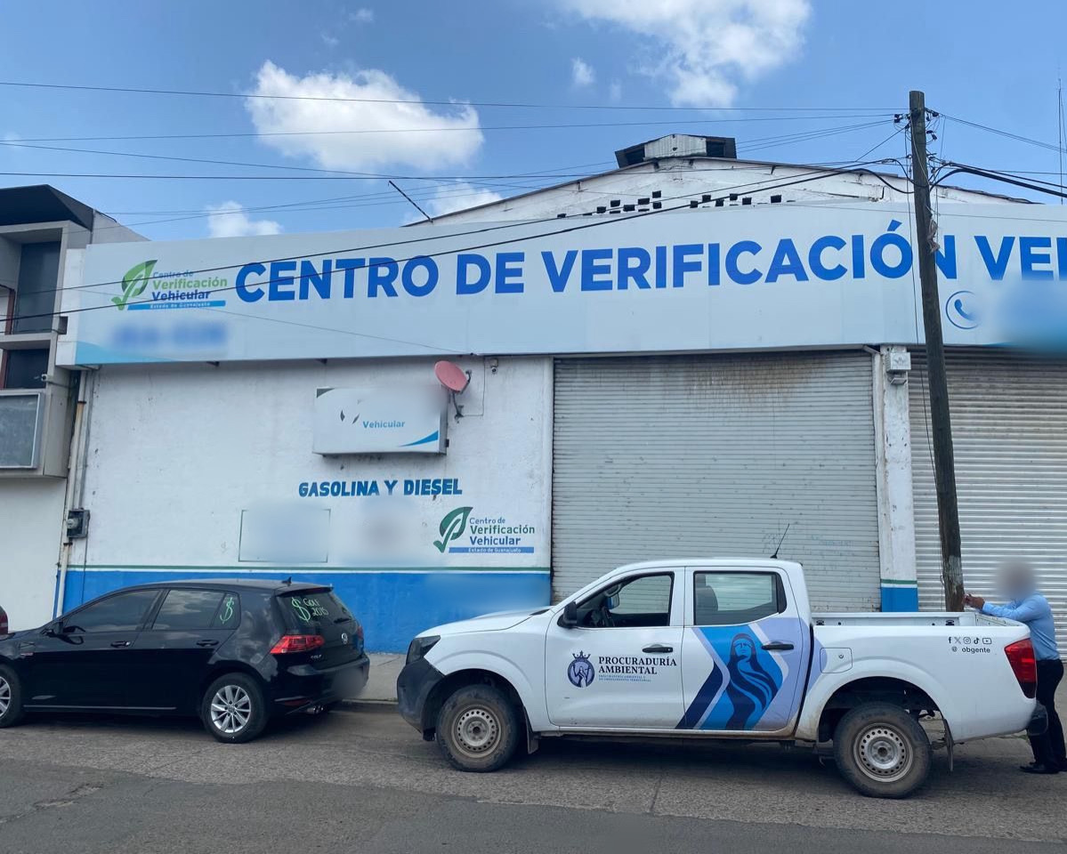 PAOT clausuró centro de verificación vehicular en Irapuato por incumplir reglamento ambiental