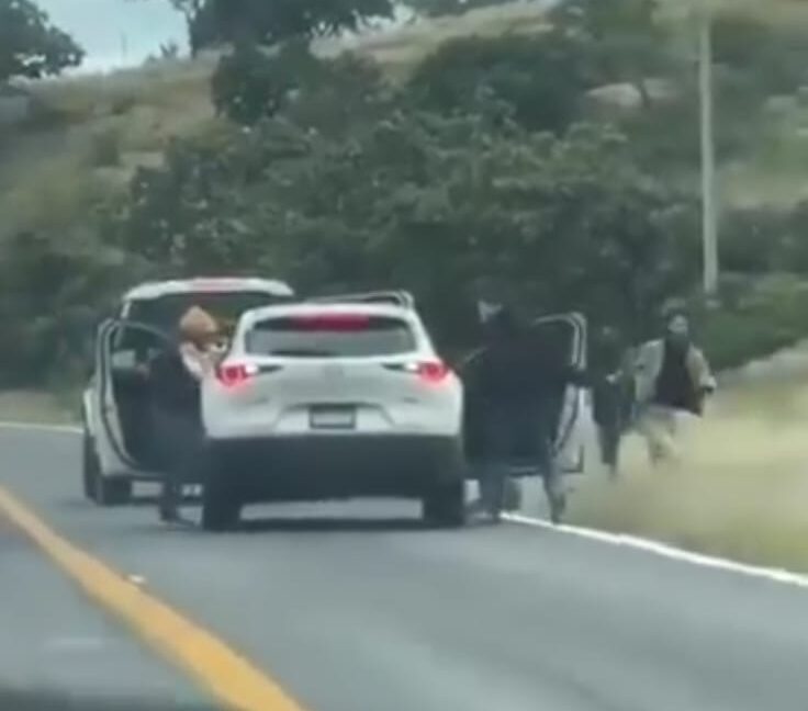 asalto en carretera de Guanajuato video