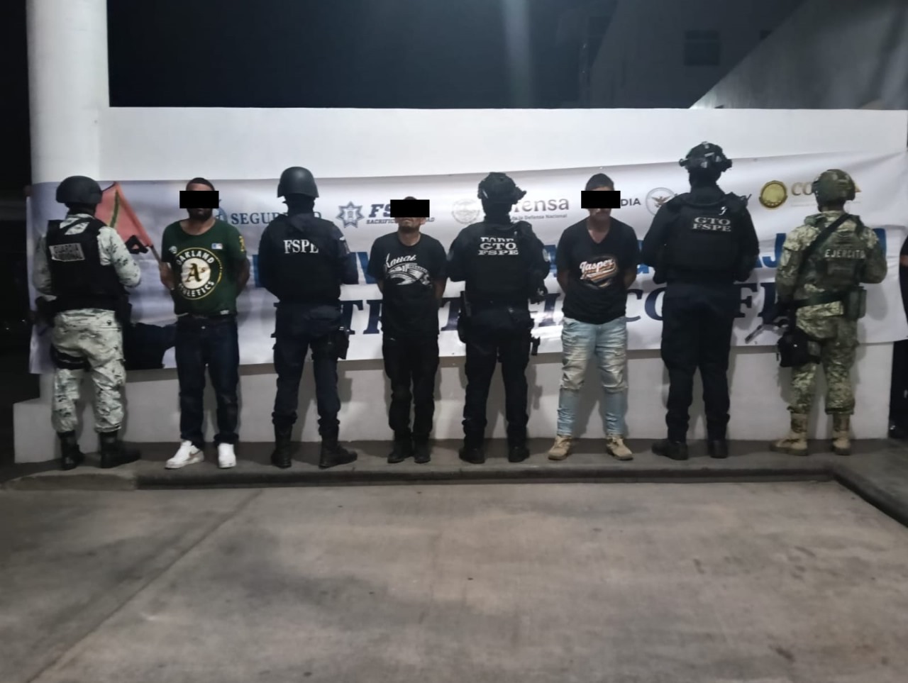 Cae célula criminal en Villagrán: aseguraron armas, vehículos y equipo táctico sin realizar un solo disparo