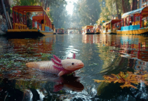 CINVESTAV y el Dr Simi liberan 1,000 ajolotes en Xochimilco para salvar su especie