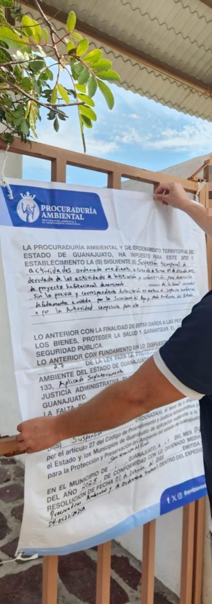 PAOT suspende desarrollos inmobiliarios en área protegida de la Presa La Purísima
