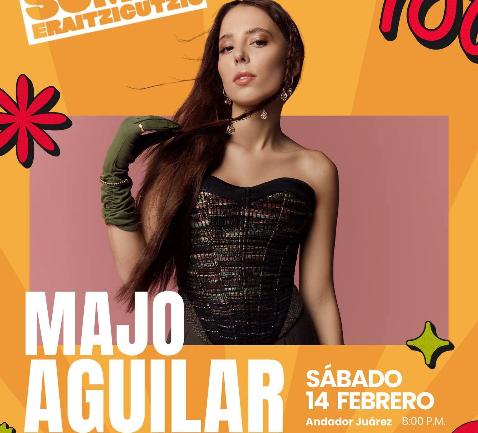 Majo Aguilar festeja a Irapuato cantando este 14 de febrero