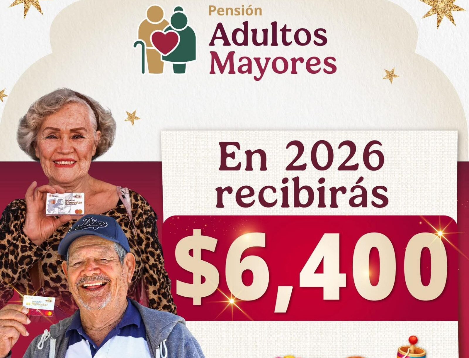 Pensión Bienestar 2026: de cuánto es el aumento, cuándo depositan y cómo inscribirse