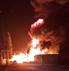 Explosión por incendio de bodega&hellip;