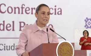 PAN acusa a Morena de vínculos con el crimen; Sheinbaum defiende principios del partido