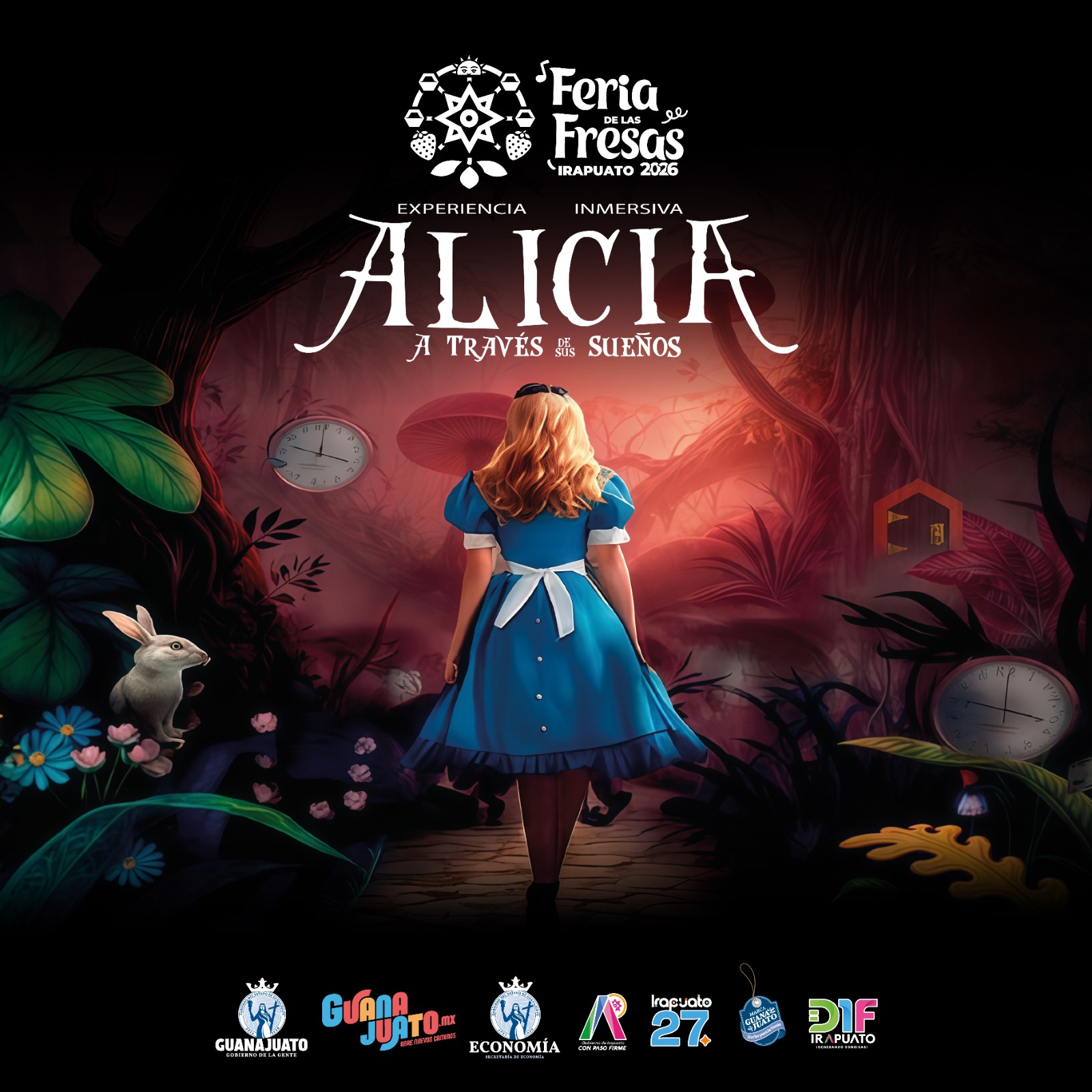 ASÍ ES 'ALICIA A TRAVÉS DE SUS SUEÑOS', LA EXPERIENCIA INMERSIVA QUE PUEDES VIVIR EN LA FERIA DE LAS FRESAS 2026