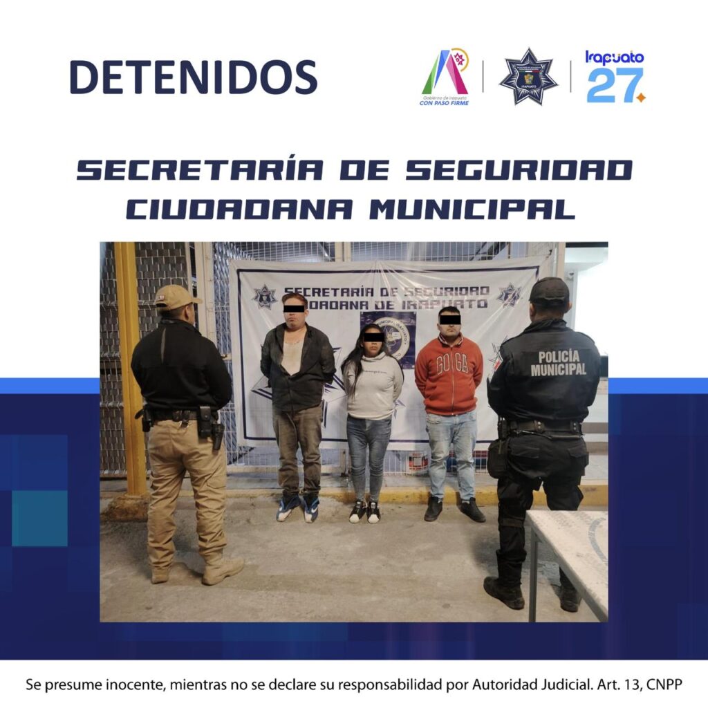 Caen 9: venían del Edomex a robar celulares en la Feria de las Fresas de Irapuato 2026