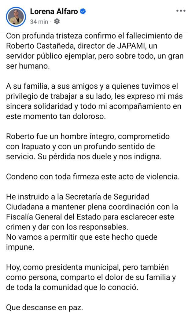 Así fue el asesinato de Roberto Castañeda, director de Japami en Irapuato, que exhibe crisis de seguridad