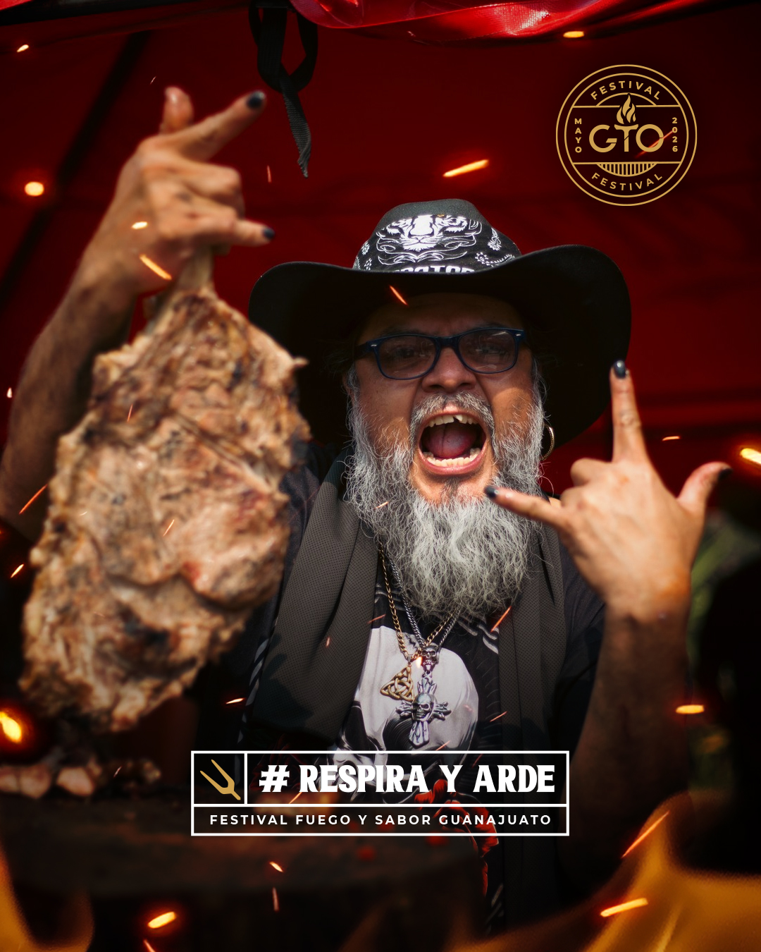 Fuego y Sabor encenderá la Alhóndiga de Granaditas con asados, música en vivo y Rock JudeFest en Guanajuato