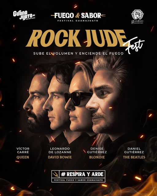 Fuego y Sabor encenderá la Alhóndiga de Granaditas con asados, música en vivo y Rock JudeFest en Guanajuato