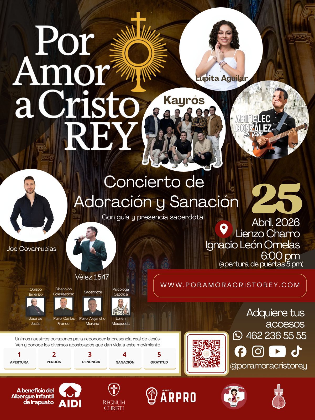 Concierto “Por Amor a Cristo Rey” en Irapuato apoyará al Albergue Infantil este 25 de abril