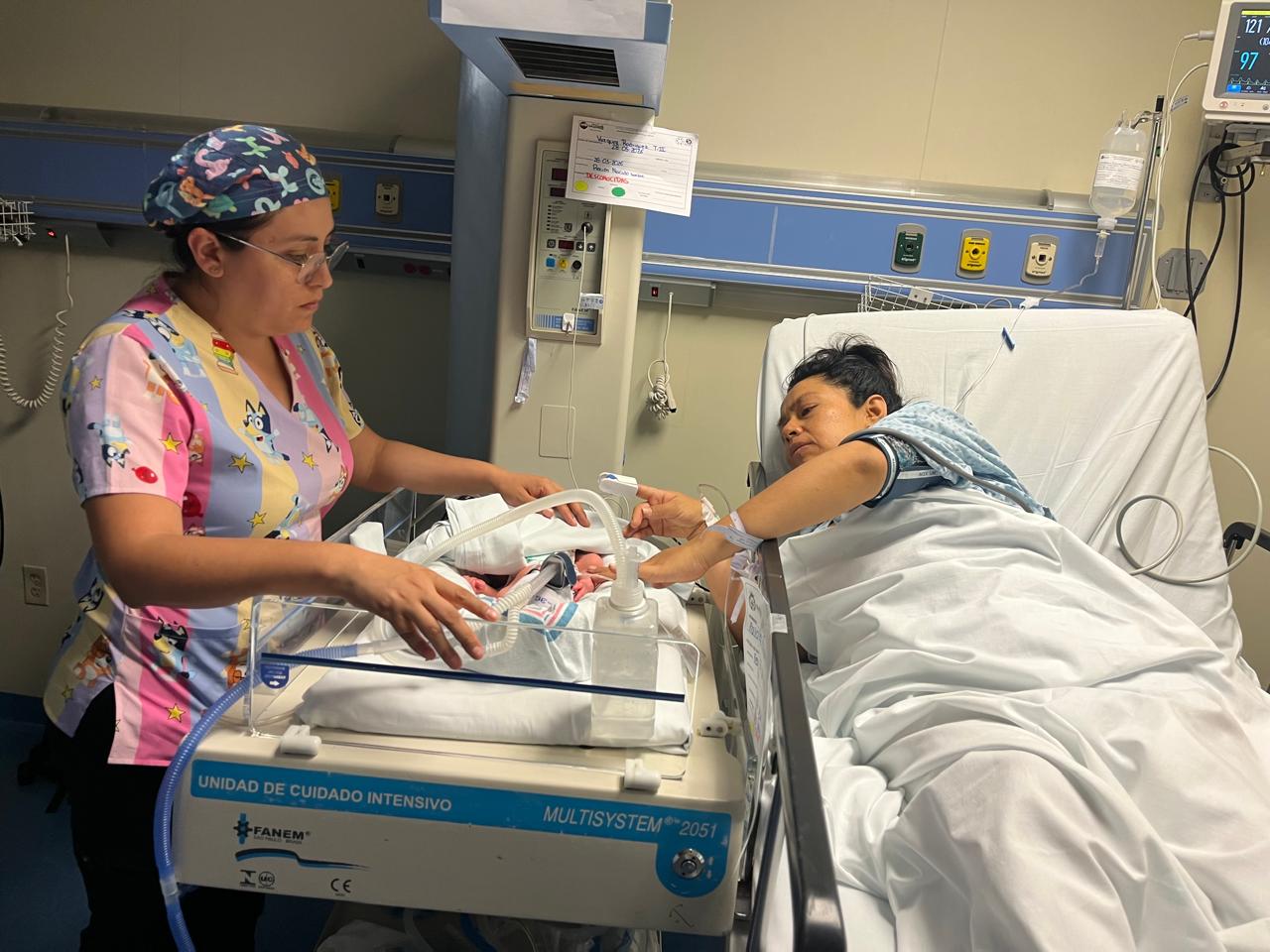 Nacen trillizos en Irapuato: Kaleb, Belén y Zoé emocionan al Hospital Materno Infantil
