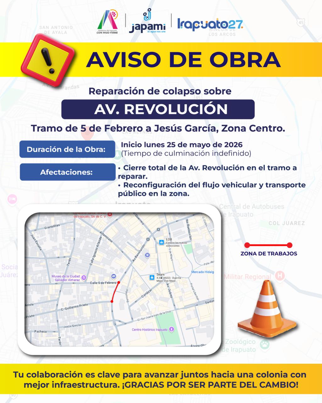 ATIENDE JAPAMI COLAPSOS EN INFRAESTRUCTURA SANITARIA DE IRAPUATO