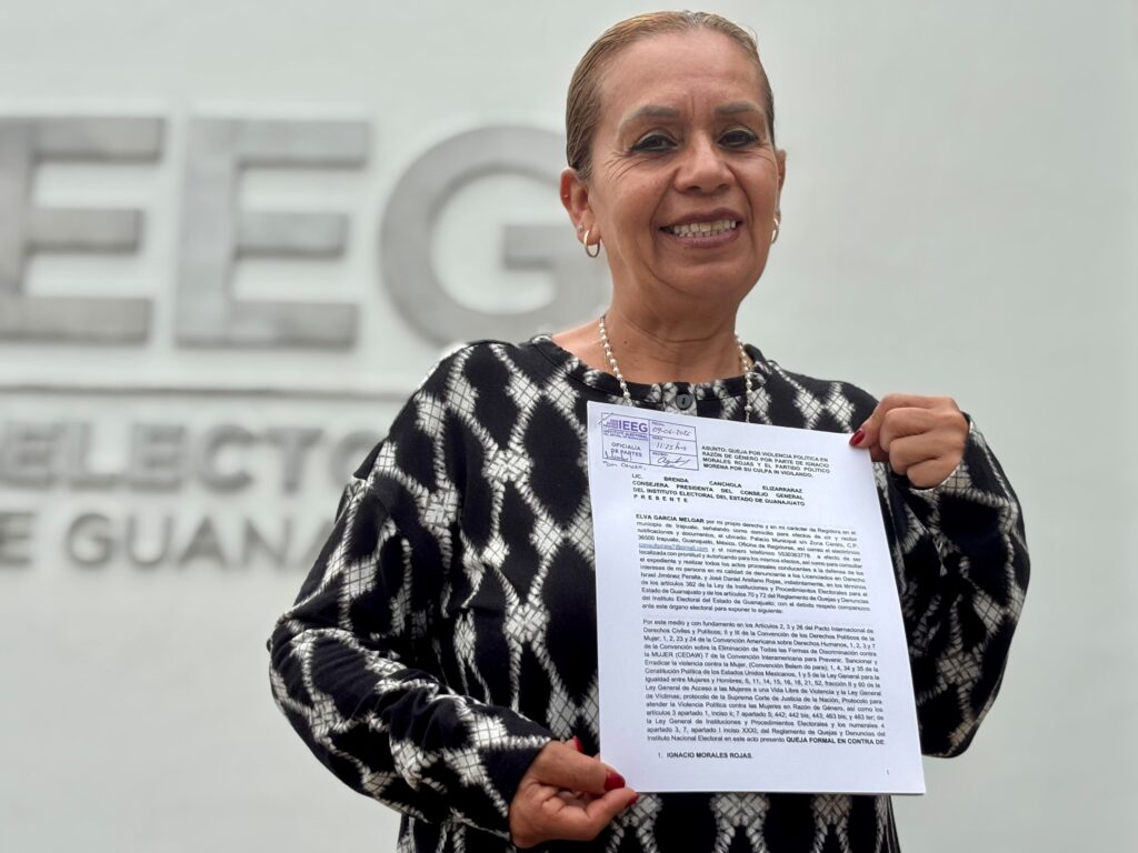 Regidora de Irapuato denuncia por violencia política de género a edil de Morena
