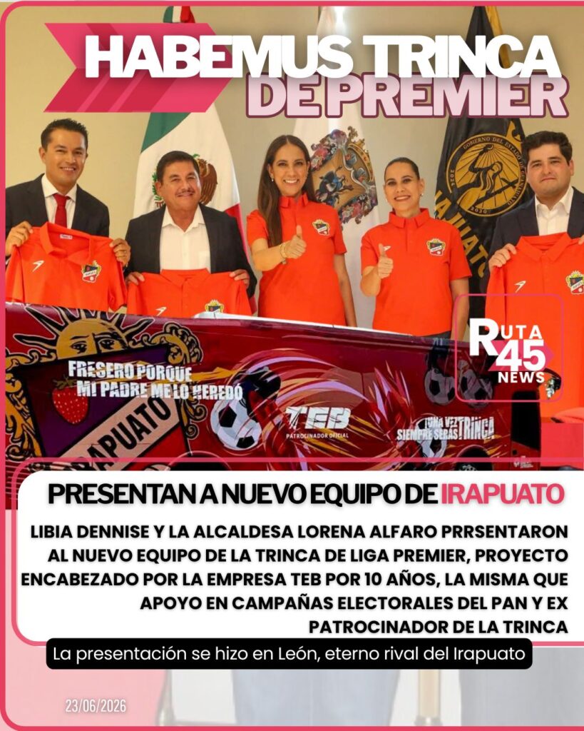 “En Irapuato se mantuviera un proyecto deportivo, es la parte que  tenemos que rescatar, de algo que se tenía perdido por las diferencias que hubo entre particular y que al final del día nosotros hicimos esta intervención para que se tuviera esta apertura y se pudiera generar un nuevo proyecto impulsado por empresarios irapuatenses”.