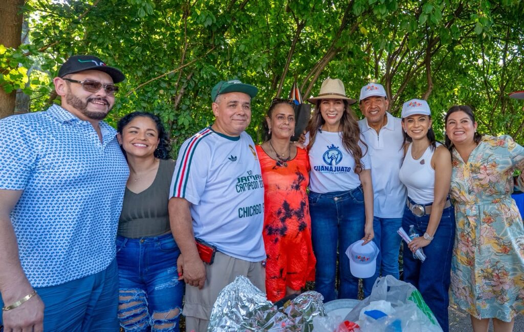Libia Dennise fortalece en Chicago el respaldo a migrantes de Guanajuato con programas de retorno y apoyo