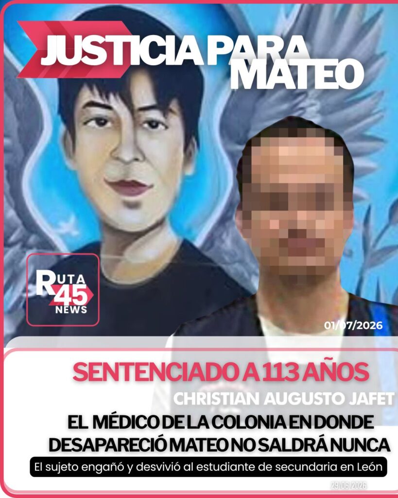 Condenan a 113 años de prisión a médico por caso del niño Mateo en León