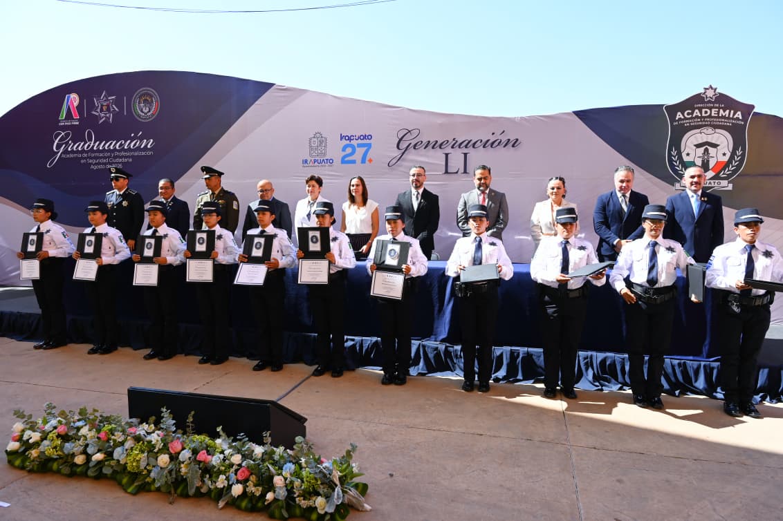 Irapuato suma 47 nuevos policías de proximidad; 28 son mujeres