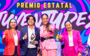 Durante el Día Internacional de la Juventud, la gobernadora Libia Dennise García entregó el Premio Estatal de las Juventudes 2026 y anunció nuevas oportunidades educativas, de capacitación y emprendimiento