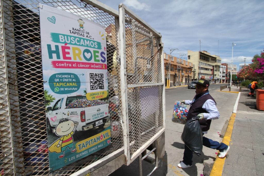Más de 200 mil tapitas se destinan a apoyar a niñas y niños con cáncer en Irapuato