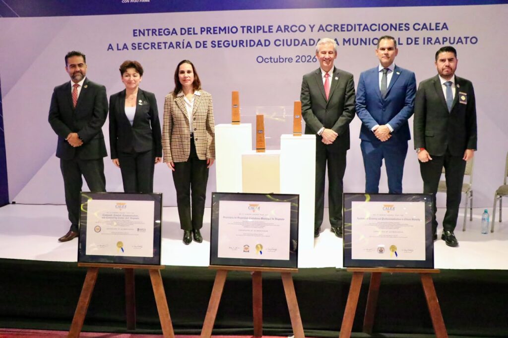 Certificación de Triple Arco de CALEA deberá reflejarse en las calles de Irapuato: Lorena Alfaro
