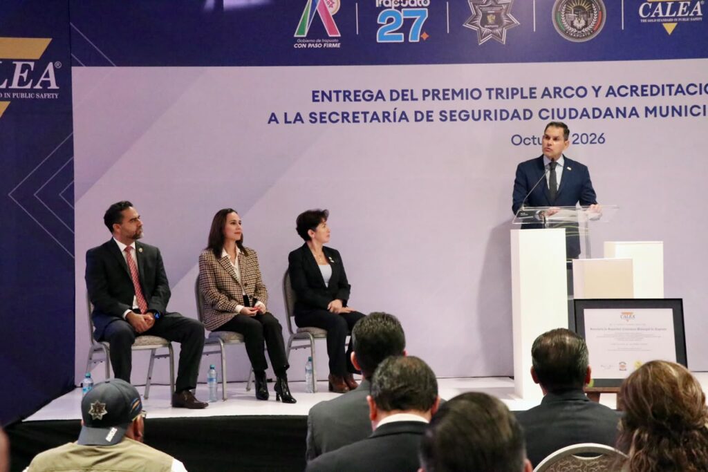 Certificación de Triple Arco de CALEA deberá reflejarse en las calles de Irapuato: Lorena Alfaro